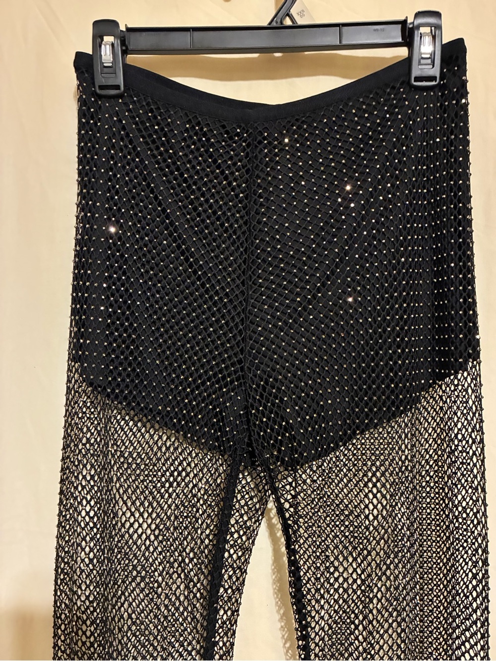 Blue B Rhinestone Mesh Pants - Picture 4 of 7